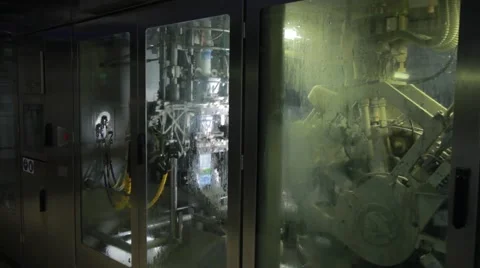 Dairy factory Stock Footage 68378992