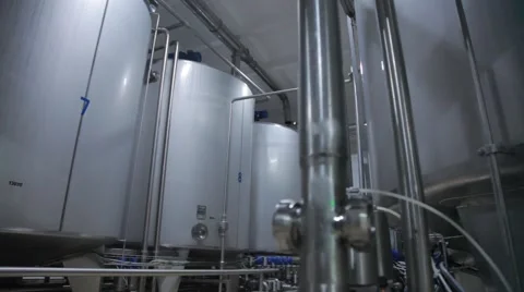 Dairy factory Stock Footage 68379066
