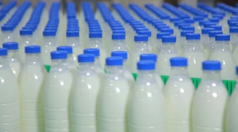 Dairy factory Stock Footage 68379068