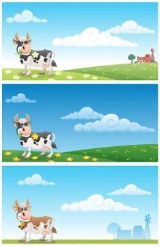 Dairy Farm Stock Illustration