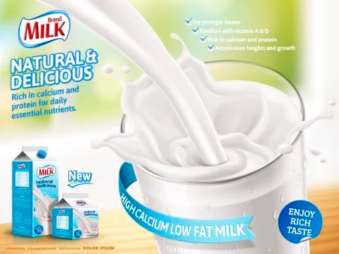 Dairy milk ads 스톡 일러스트