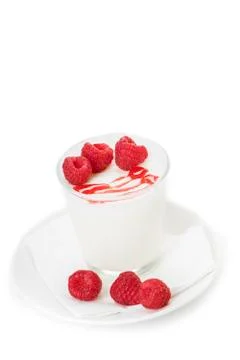Dairy mousse Stock Photos