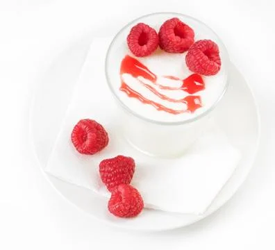 Dairy mousse Stock Photos