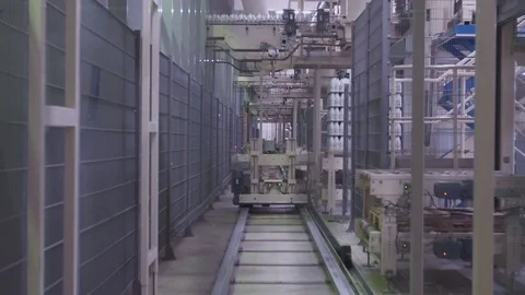 Dairy Plant warehouse Video stock 70473464