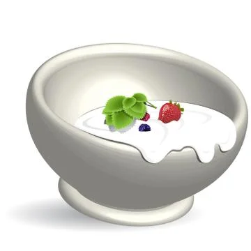 Dairy product Stock Illustration