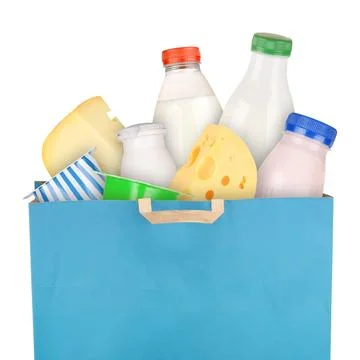 Dairy products Stock Photos