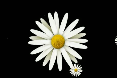 Daisies on Green Wipe Stock Footage 10875036