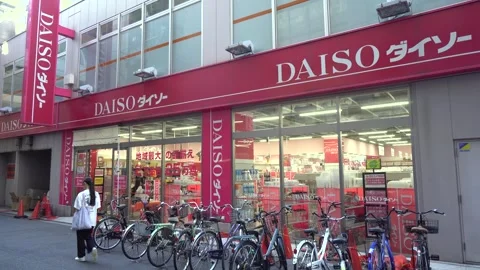 Daiso Store in Osaka, Japan Stock Footage 264339471