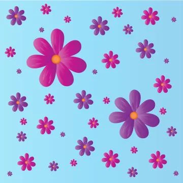 Daisy background Stock-Illustration
