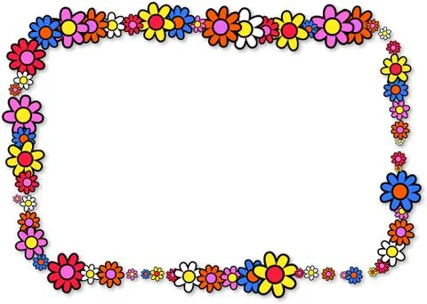 Daisy Border Illustration