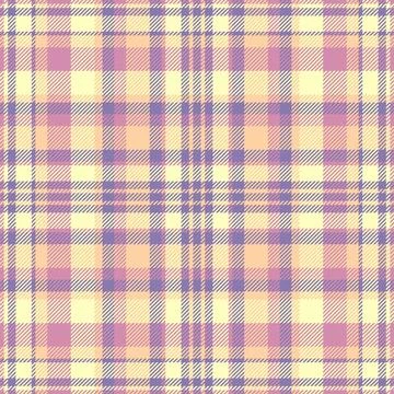 Daisy fabric check pattern, royal vector tartan texture. Striped seamless p.. Stock Illustration