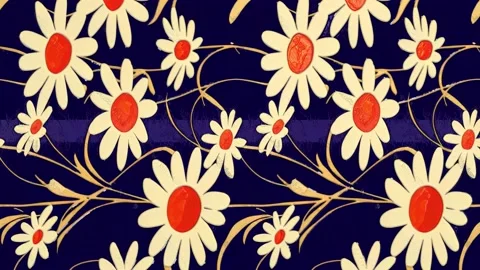 Daisy Flowers Background Stock Footage 215455420