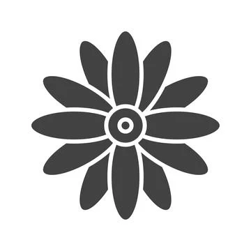 Daisy Icon Image. Stock Illustration
