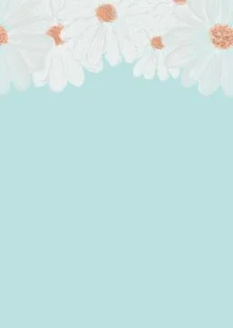 Daisy mint Template Stock Illustration