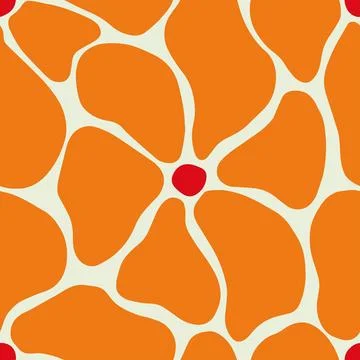 Daisy orange Stock Illustration