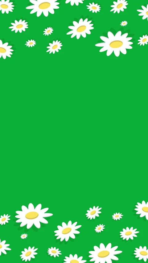 DAISY PATTERN FRAME VERTICAL 스톡 동영상 273908288
