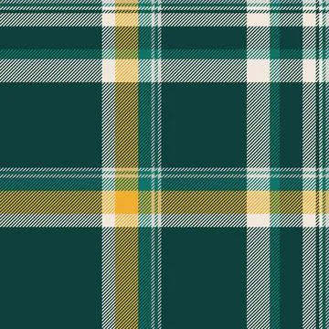 Daisy pattern texture background, geometric tartan seamless vector. Beautif.. イラスト素材