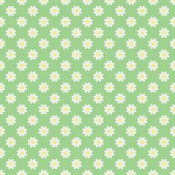 Daisy Pattern Vector Seamless Daisy Pattern Copyright: xZoonar.com/Roberto... Stock Photos
