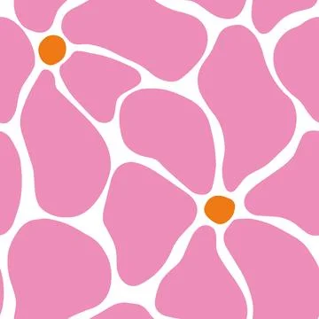 Daisy pink Stock Illustration