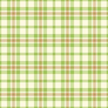 Daisy plaid seamless textile, gingham texture pattern fabric. Lovely vector.. Stock Illustration