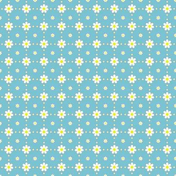 Daisy seamless pattern Stock Illustration