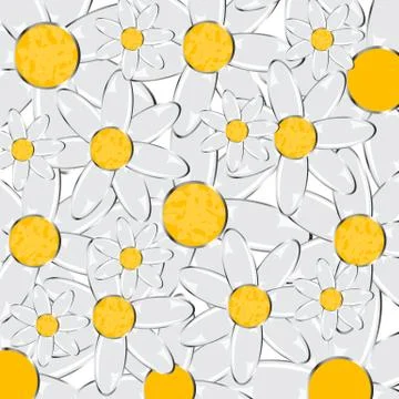 Daisywheel decorative flower Stock Illustration