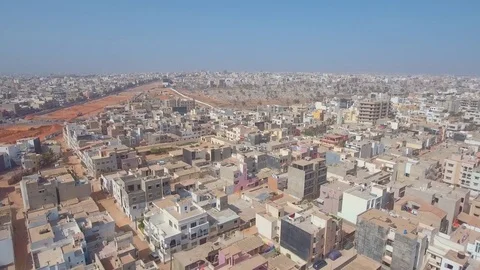 Dakar aerial Stock Footage 85416060
