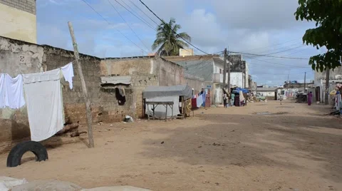 Dakar daily scene Stock Footage 41425502
