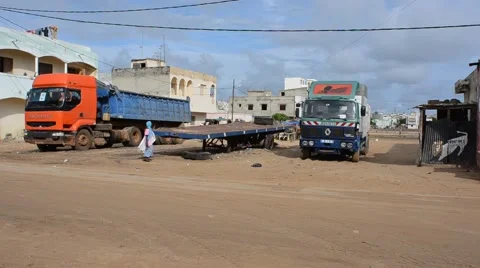 Dakar suburbs Stock Footage 41424581