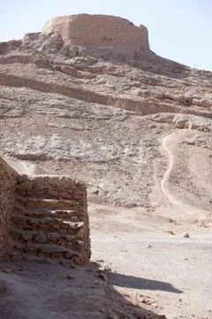Dakhma,Tower of silence Stock Photos