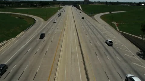 Dalas Texas Highways 3 Video stock 11885315