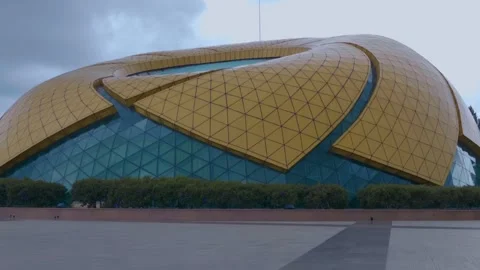 DaLat Opera House located at Lam Vien Square next to Xuan Huong Lake Stock Footage 333401562