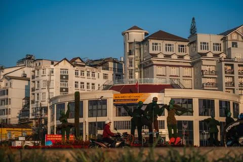 Dalat Post Office Square Stock Photos