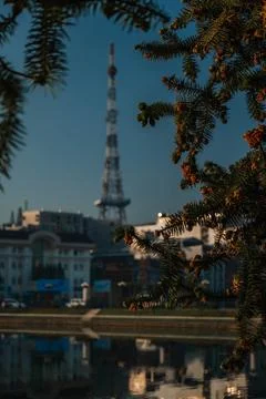 Dalat TV Tower View Stock Photos