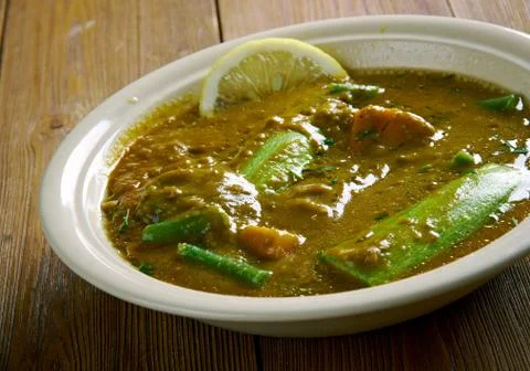Dalcha Indian stew Stock Photos