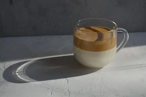 Dalgon coffee. Minimum composition. Horizontal image Stock Photos