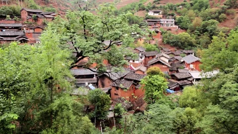 Dali Dengnuo Ancient Town Stock Footage 270508554