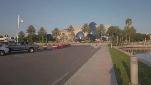 Dali Museum  and 360  Geodesic Dome at the Dali Museum. Stock Footage 247578380
