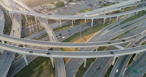 Dallas Interchange Stock Footage 120766502