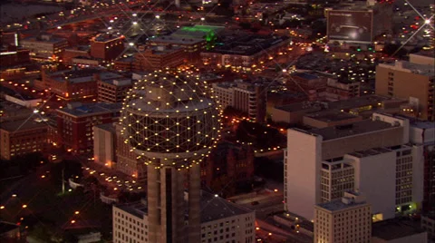 Dallas Skyline Stock Footage 38608366