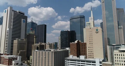 The Dallas Skyline Stock Footage 120766698