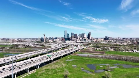 Dallas skyline Stock Footage 236180478
