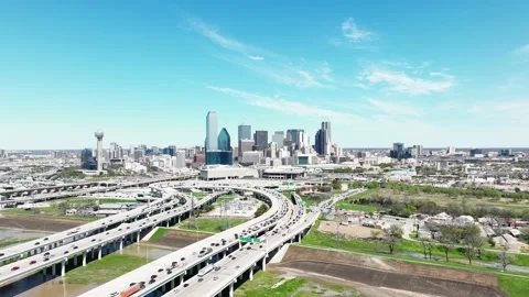 Dallas Skyline Hyperlapse Stock Footage 236179840