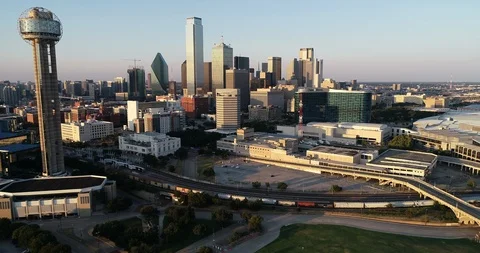 Into Dallas, Texas Stock Footage 120766190