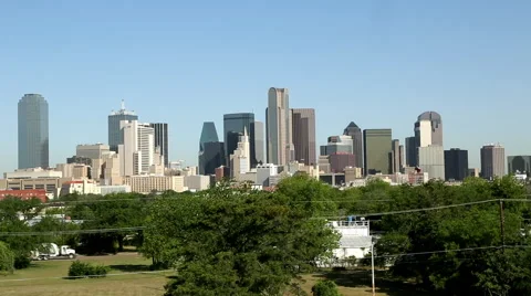 Dallas Texas Skyline Stock Footage 51551270