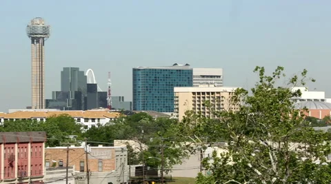 Dallas Texas Skyline Stock Footage 51552250
