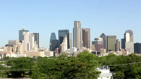 Dallas Texas Skyline Stock Footage 51552483