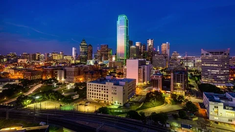Dallas Texas Skyline Stock Footage 79838052