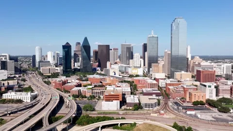 Dallas timelapse on the west side Stock Footage 280948747