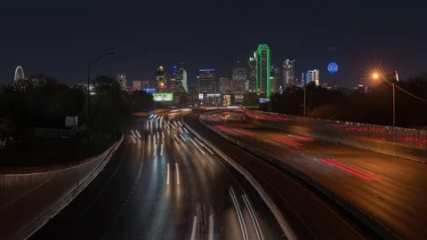 Dallas Traffic Timelapse Vidéo 202184456